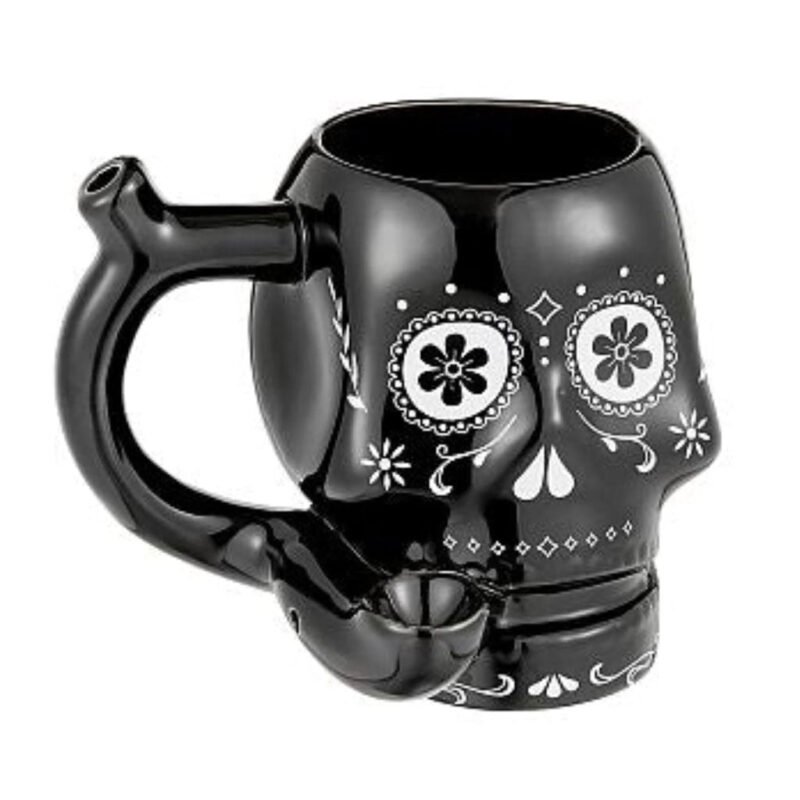 BLACK SKULL PREMIUM ROAST & TOAST PIPE MUG