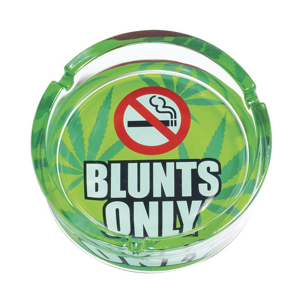 BLUNTS ONLY GLASS ASHTRAY