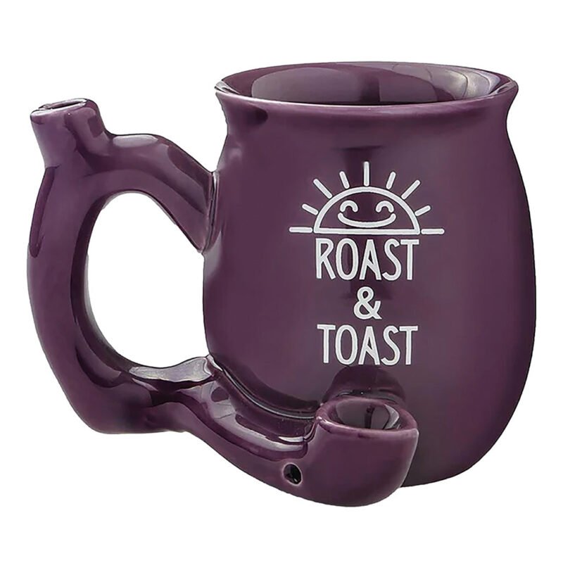 PURPLE CHUBBY PREMIUM ROAST & TOAST PIPE MUG