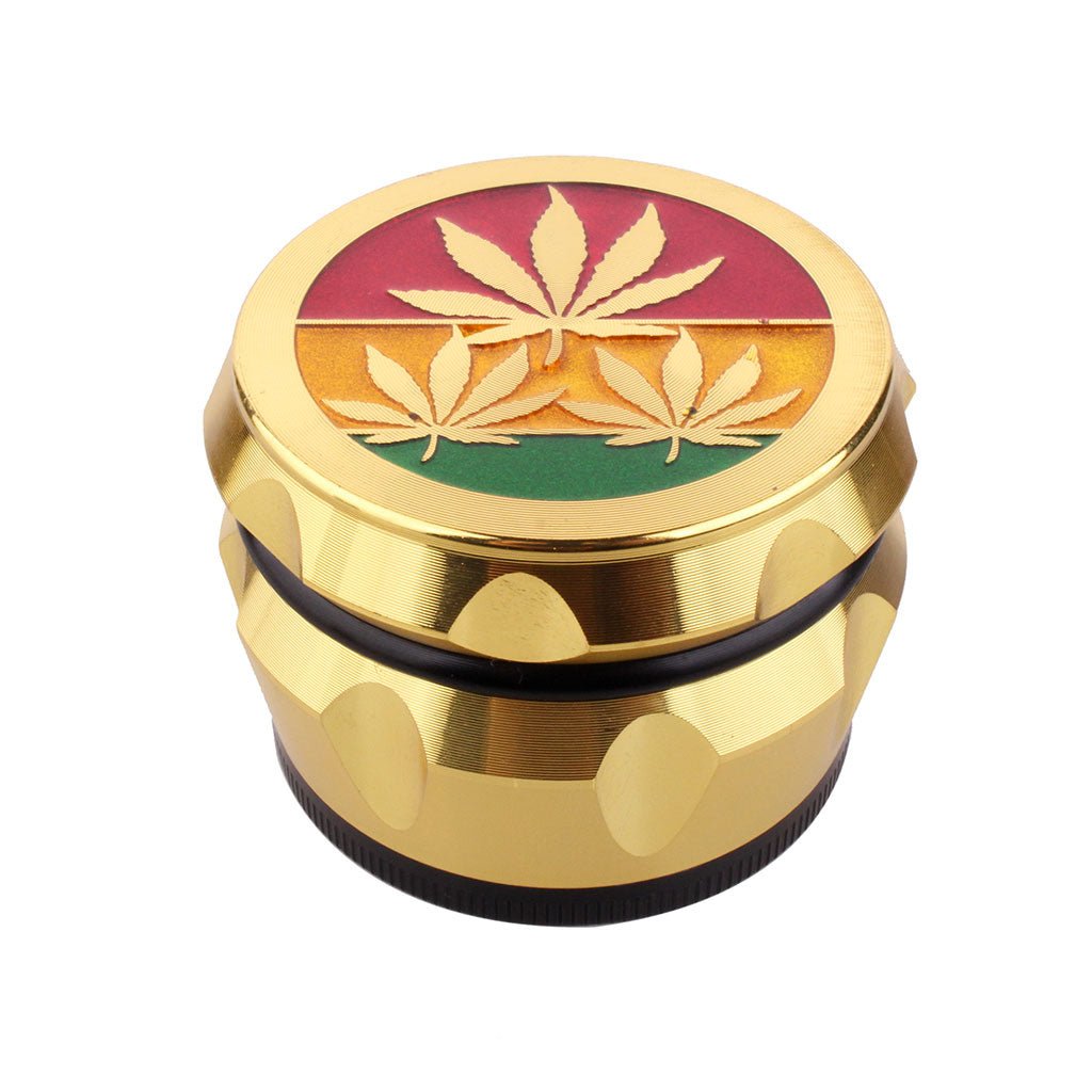 VINTAGE ALUMINUM EMBOSSED HERB GRINDER - Image 3