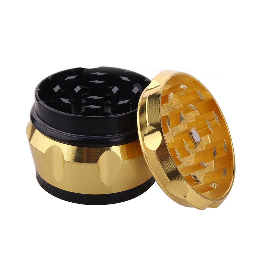 VINTAGE ALUMINUM EMBOSSED HERB GRINDER - Image 6