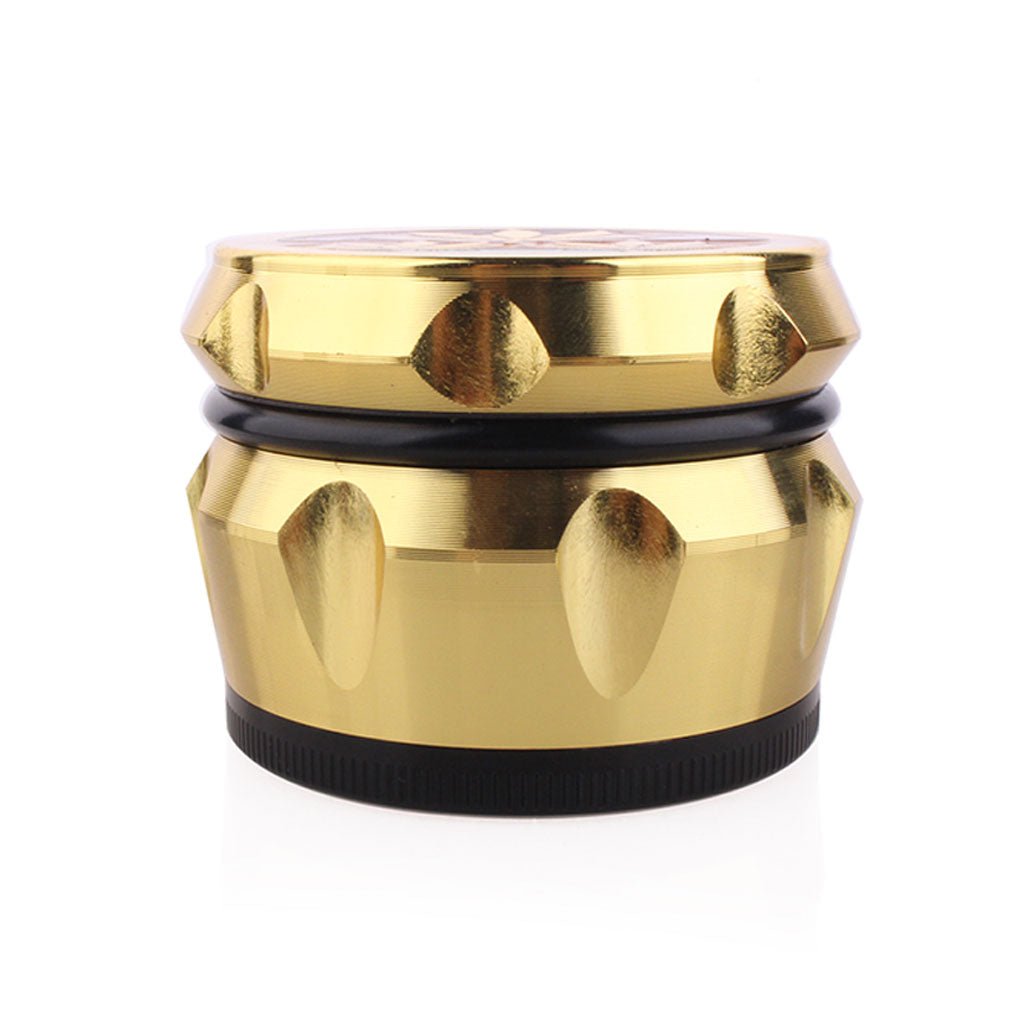 VINTAGE ALUMINUM EMBOSSED HERB GRINDER - Image 5